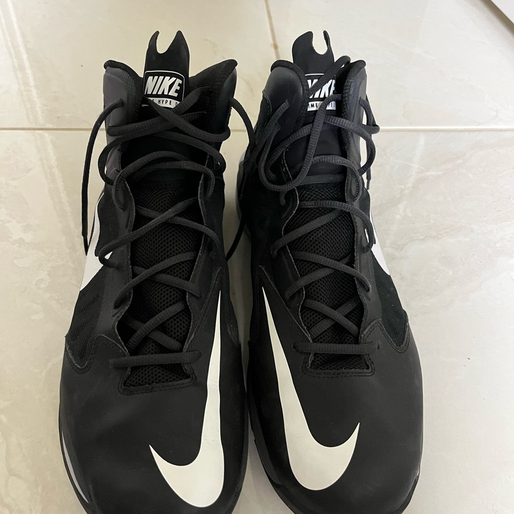 Nike high top basketball shoes. Men size 15. Barely worn. Almost new